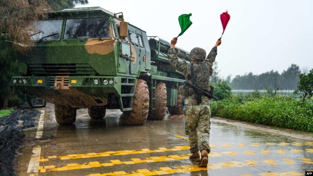 China Holds Large-Scale Military Drills Near Taiwan, Raising Alarm in Washington