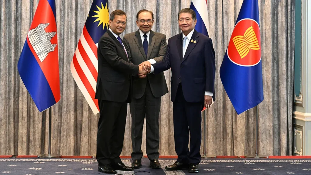 Thailand and Cambodia have agreed to a new ceasefire along their disputed border following weeks of deadly clashes that raised fears of a wider escalation between the two Southeast Asian neighbours, officials from both countries confirmed on Friday. The agreement was reached after intensive diplomatic talks aimed at halting violence that has left several soldiers dead and forced thousands of civilians to flee border areas. Military commanders from both sides said the ceasefire would take immediate effect, with troops ordered to stand down and avoid further confrontations. Tensions flared earlier this month after armed incidents near contested stretches of the frontier, an area long plagued by unresolved territorial disputes dating back decades. The clashes involved exchanges of gunfire and artillery, prompting emergency evacuations in nearby villages and drawing concern from regional partners. Officials in Bangkok and Phnom Penh said the new ceasefire includes mechanisms for direct military communication to prevent misunderstandings and rapid escalation. Joint patrols and monitoring efforts are expected to follow, alongside renewed dialogue through bilateral committees. Cambodia’s government welcomed the agreement, calling it a necessary step to protect civilians and restore stability. Thai officials echoed the sentiment, stressing the importance of maintaining peace while negotiations continue to address underlying border issues. Regional observers said pressure from the Association of Southeast Asian Nations (ASEAN) played a role in pushing both sides toward de-escalation. The bloc has repeatedly urged restraint, warning that prolonged conflict could undermine regional security and economic confidence. The clashes disrupted trade and cross-border movement, affecting local economies dependent on tourism and commerce. Analysts say a sustained ceasefire could help ease investor concerns and stabilise affected border provinces. Despite the breakthrough, challenges remain. Previous ceasefire agreements between the two countries have collapsed amid accusations of violations. Analysts caution that lasting peace will depend on consistent enforcement, transparency, and progress toward resolving the disputed boundary. For now, residents along the border are cautiously hopeful. As calm begins to return, attention is shifting to whether diplomatic momentum can translate into a durable solution after years of intermittent tension.