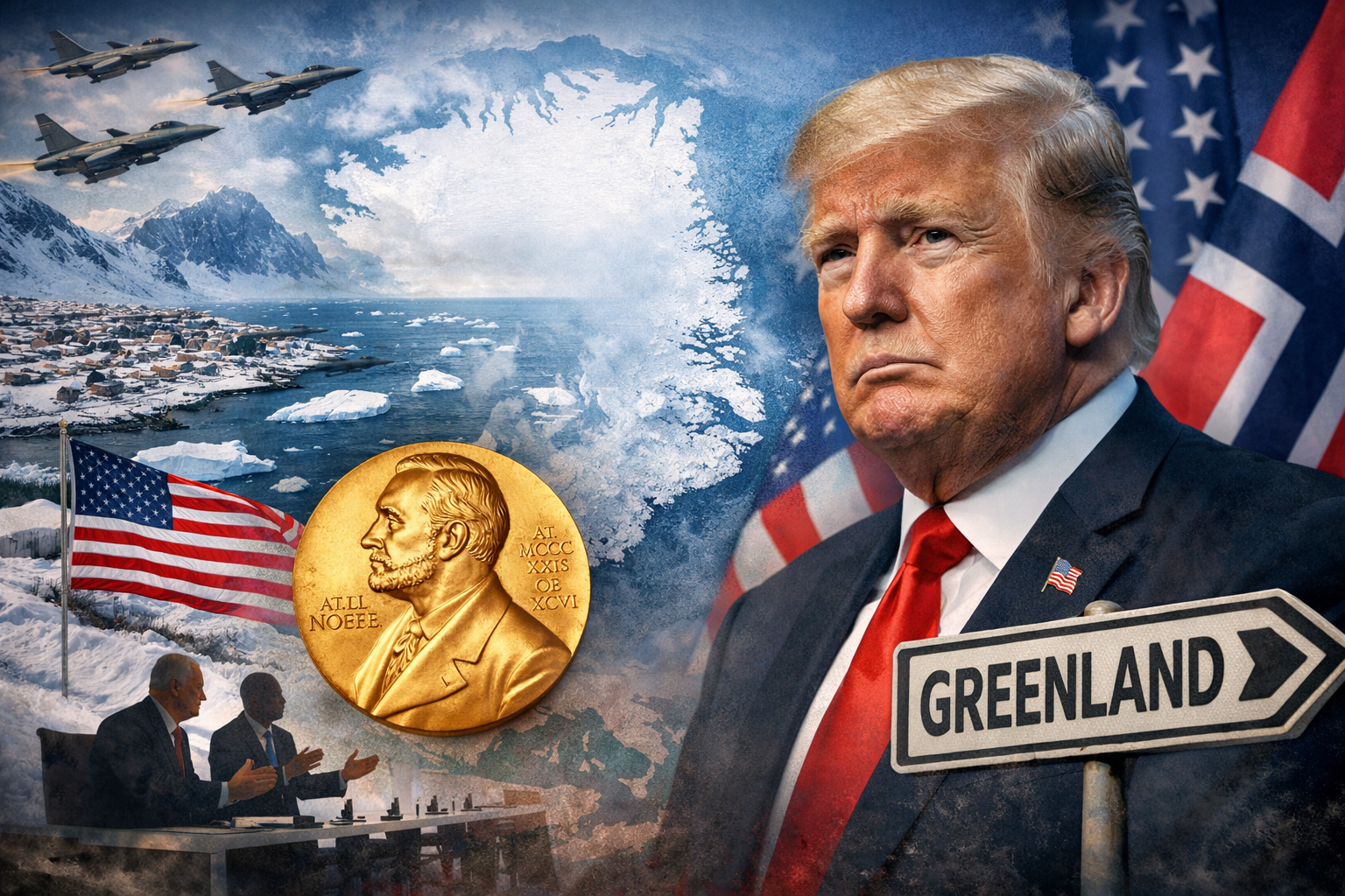 Trump Ties Greenland Takeover Bid to Nobel Prize in Message to Norway Leader, Sparking Diplomatic Storm