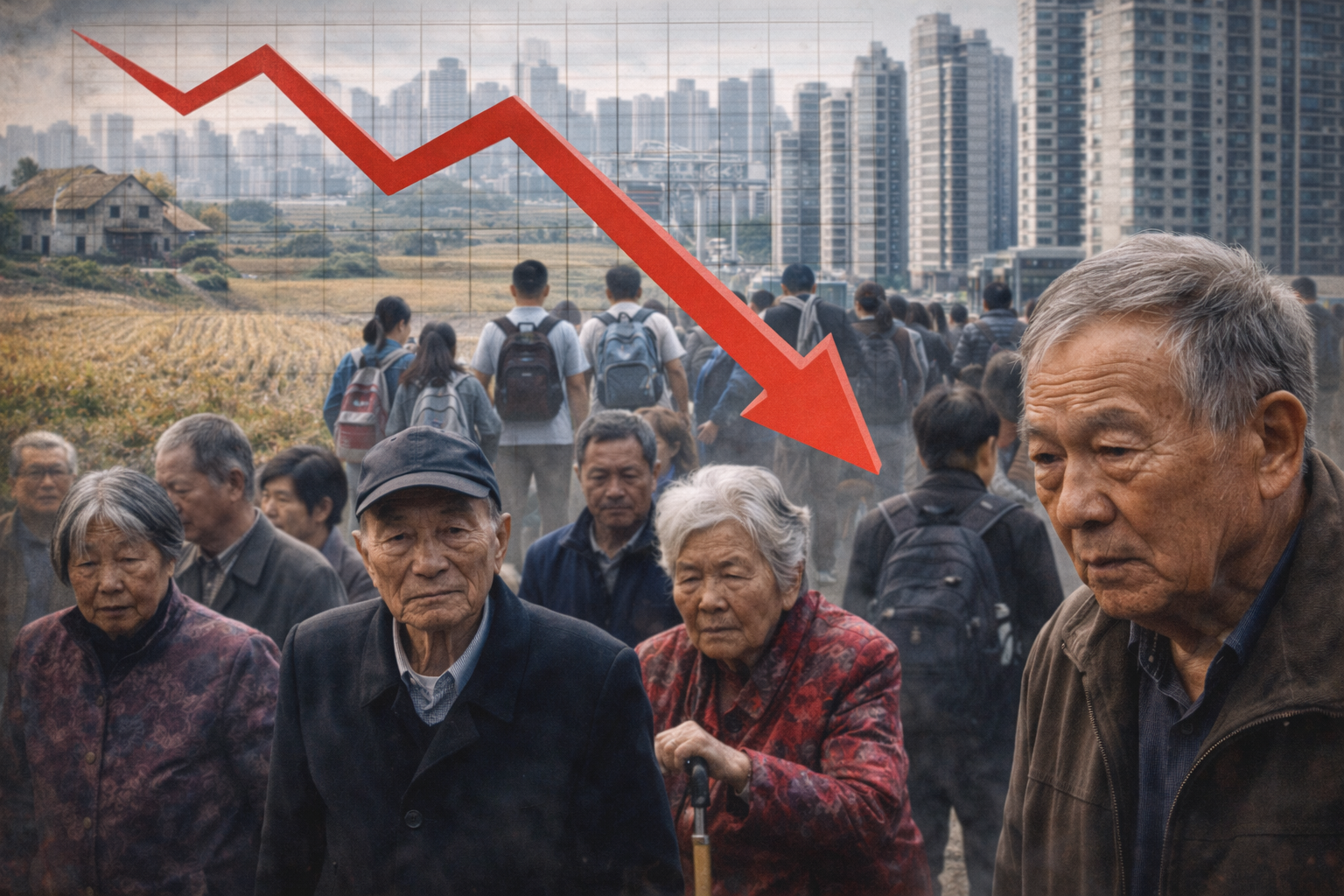 China’s Population Shrinks, Raising Economic and Social Concerns