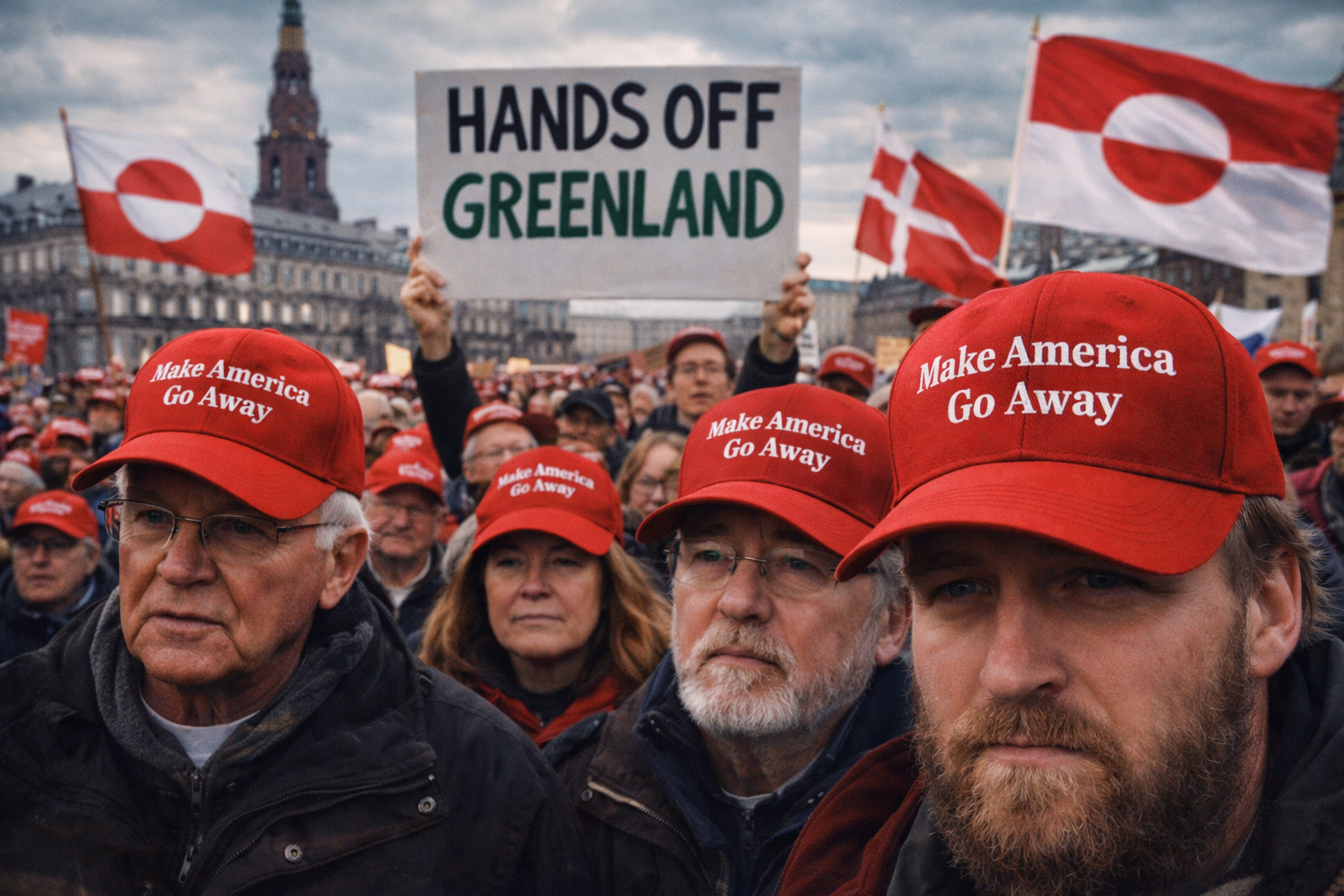 ‘Make America Go Away’ Caps Spread as Denmark Protests Greenland