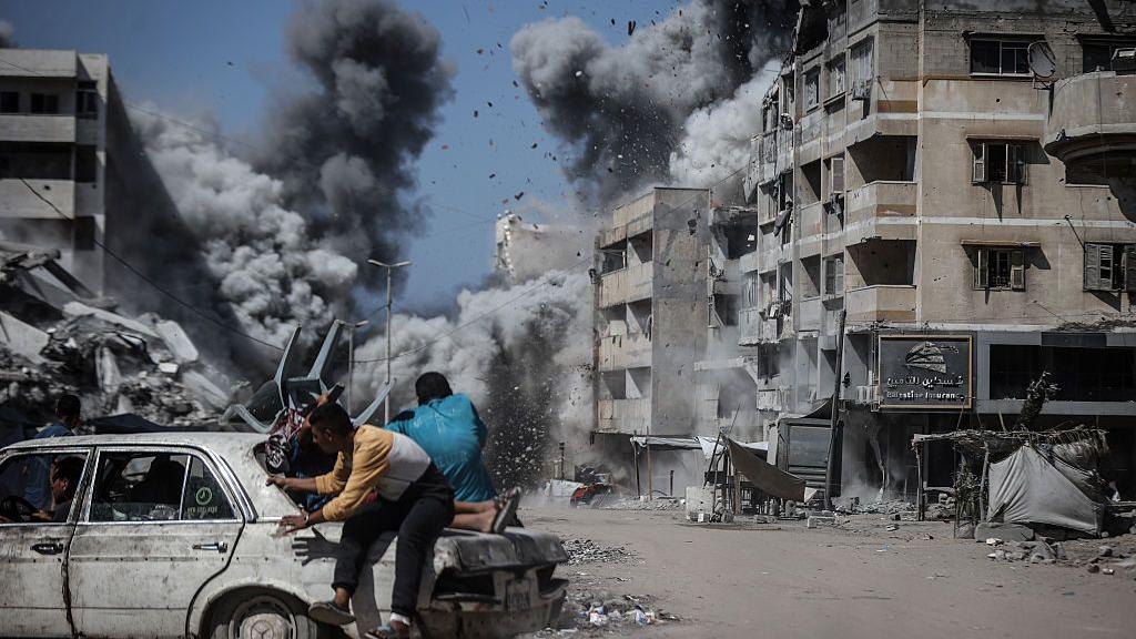 Week in pictures: From Israel’s Gaza killings to Russian strikes in Ukraine